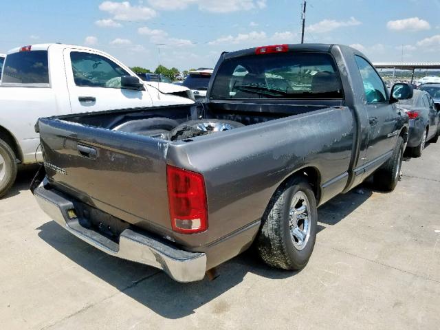 1D7HA16K73J606107 - 2003 DODGE RAM 1500 S GRAY photo 4