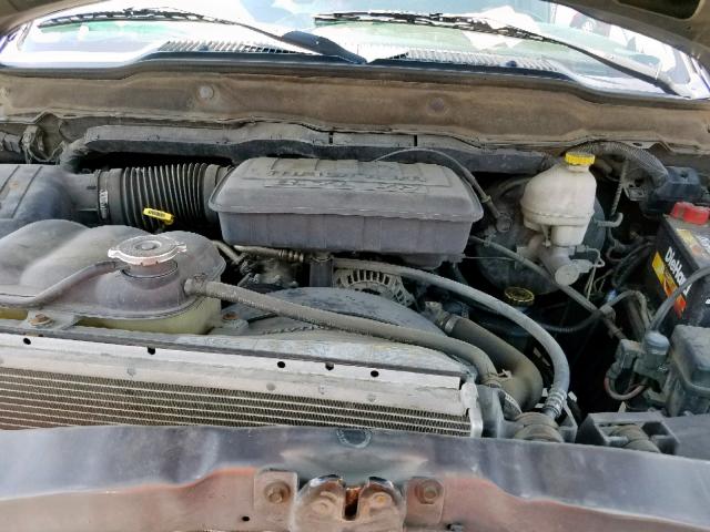 1D7HA16K73J606107 - 2003 DODGE RAM 1500 S GRAY photo 7