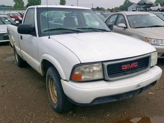 1GTCS14H038202842 - 2003 GMC SONOMA WHITE photo 1