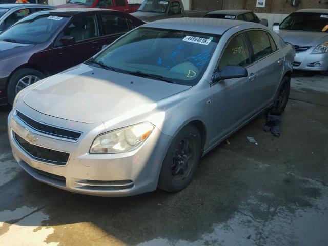 1G1ZG57B58F229489 - 2008 CHEVROLET MALIBU LS SILVER photo 2