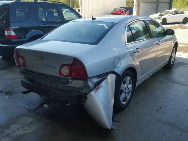 1G1ZG57B58F229489 - 2008 CHEVROLET MALIBU LS SILVER photo 4