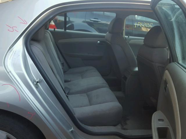 1G1ZG57B58F229489 - 2008 CHEVROLET MALIBU LS SILVER photo 6