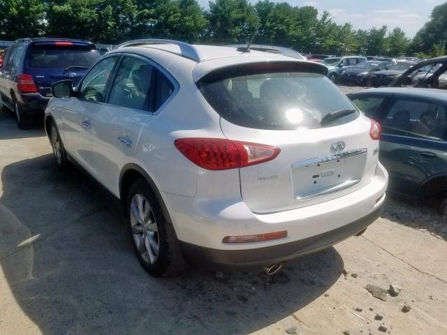 JN1AJ0HR0BM851086 - 2011 INFINITI EX35 BASE WHITE photo 3