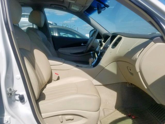 JN1AJ0HR0BM851086 - 2011 INFINITI EX35 BASE WHITE photo 5