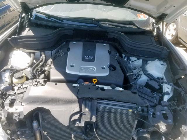 JN1AJ0HR0BM851086 - 2011 INFINITI EX35 BASE WHITE photo 7