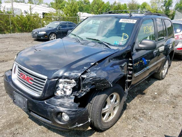 1GKDT13SX82104995 - 2008 GMC ENVOY BLACK photo 2