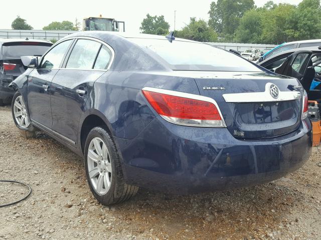 1G4GC5ED1BF122005 - 2011 BUICK LACROSSE C BLUE photo 3