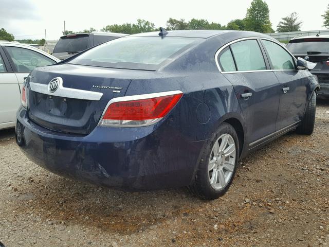 1G4GC5ED1BF122005 - 2011 BUICK LACROSSE C BLUE photo 4