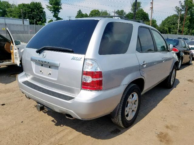 2HNYD18766H533919 - 2006 ACURA MDX TOURIN SILVER photo 4