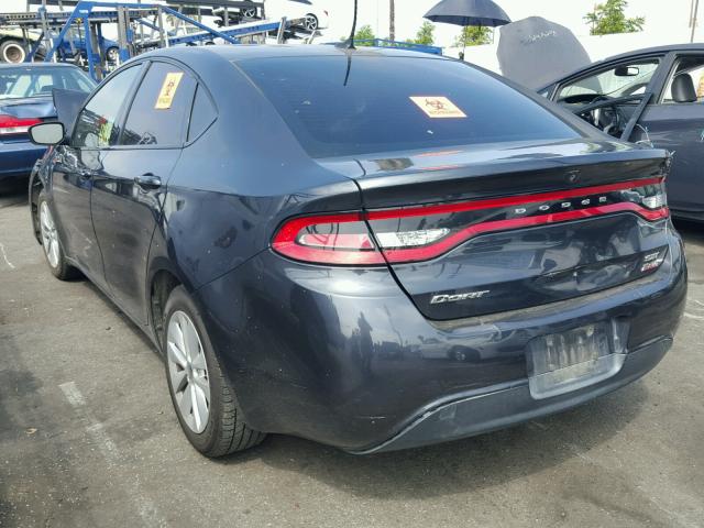 1C3CDFBB2ED692771 - 2014 DODGE DART SXT GRAY photo 3