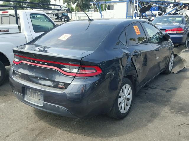 1C3CDFBB2ED692771 - 2014 DODGE DART SXT GRAY photo 4