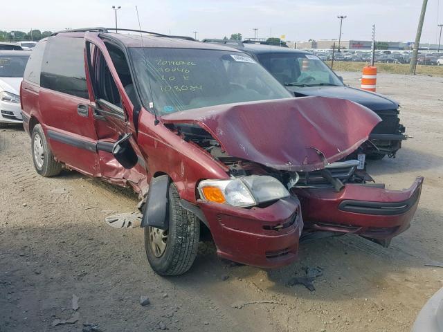 1GNDV03E95D108084 - 2005 CHEVROLET VENTURE MAROON photo 1