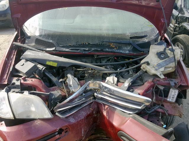 1GNDV03E95D108084 - 2005 CHEVROLET VENTURE MAROON photo 7