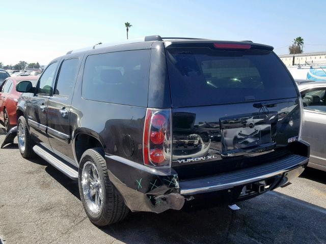 1GKFK66887J369587 - 2007 GMC YUKON XL D BLACK photo 3