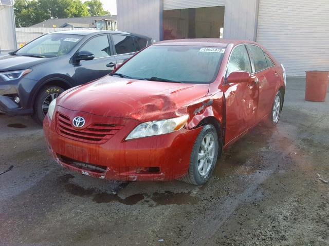 4T1BE46K67U153975 - 2007 TOYOTA CAMRY NEW RED photo 2