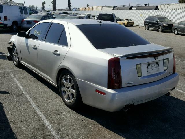 1G6DC67A360105105 - 2006 CADILLAC STS SILVER photo 3
