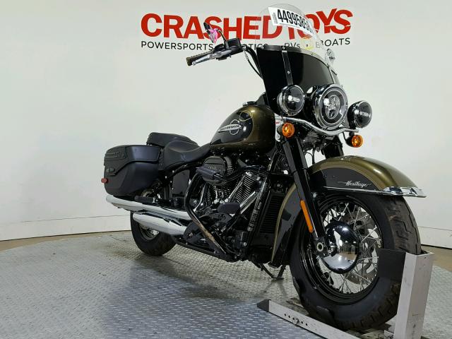 1HD1YBK12JC080429 - 2018 HARLEY-DAVIDSON FLHCS HERI GREEN photo 2