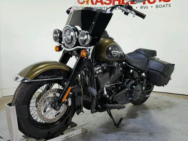 1HD1YBK12JC080429 - 2018 HARLEY-DAVIDSON FLHCS HERI GREEN photo 4