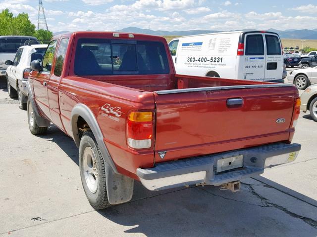 1FTZR15X6XTB08513 - 1999 FORD RANGER SUP RED photo 3