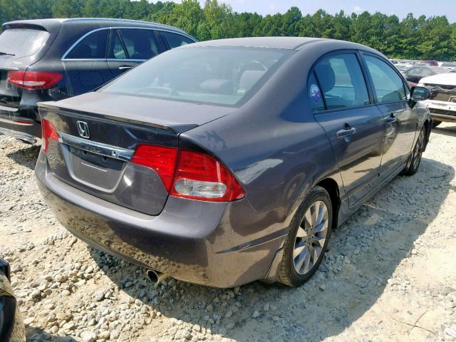 2HGFA1F60AH505690 - 2010 HONDA CIVIC LX-S GRAY photo 4