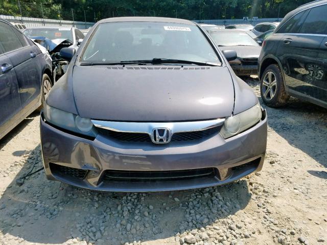 2HGFA1F60AH505690 - 2010 HONDA CIVIC LX-S GRAY photo 9
