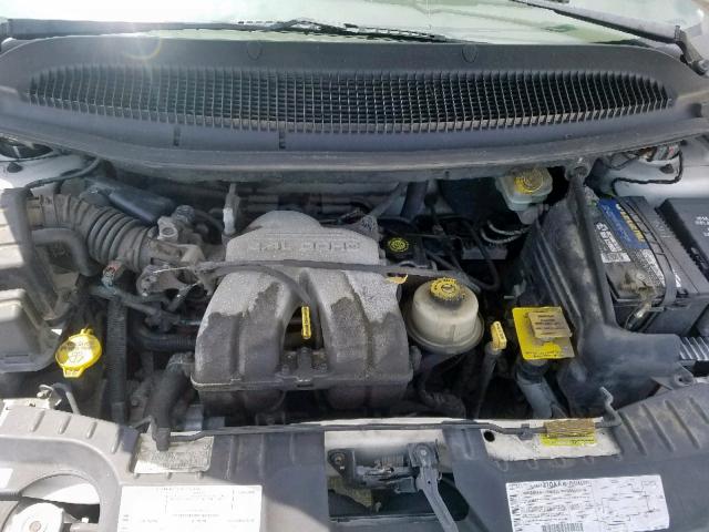 1B4GP25B21B160657 - 2001 DODGE CARAVAN SE WHITE photo 7