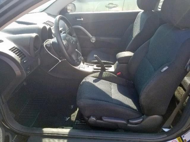 JTKDE167990282853 - 2009 TOYOTA SCION TC BLACK photo 5