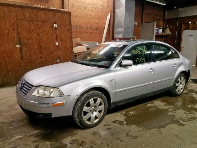 WVWTH63B02P435617 - 2002 VOLKSWAGEN PASSAT GLX 银色 照片 2