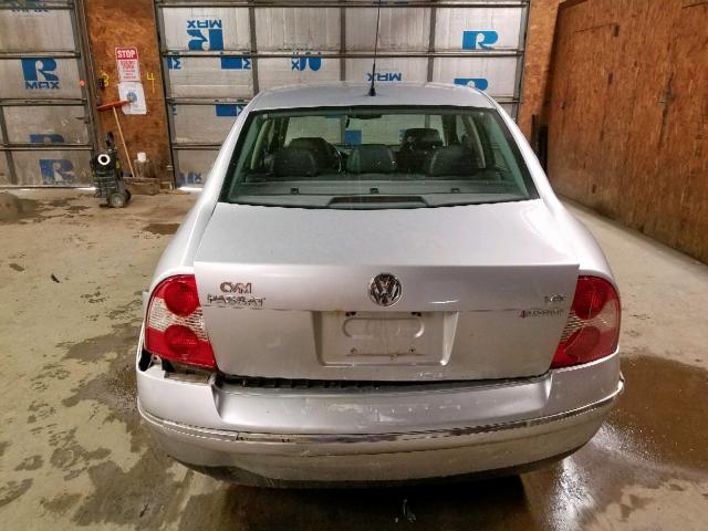 WVWTH63B02P435617 - 2002 VOLKSWAGEN PASSAT GLX 银色 照片 9