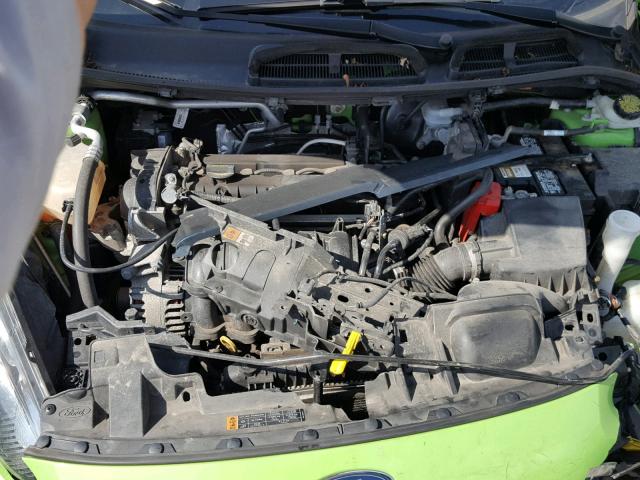 3FADP4EJ8EM179369 - 2014 FORD FIESTA SE GREEN photo 7