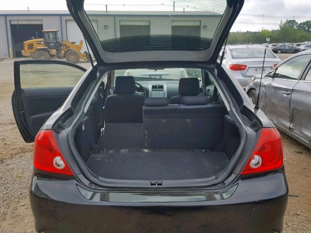 JTKDE177X60103780 - 2006 TOYOTA SCION TC შავი ფოტო 9