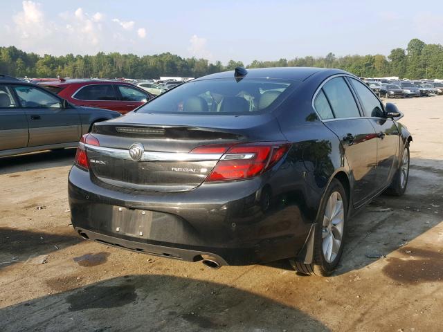 2G4GN5EX9F9133708 - 2015 BUICK REGAL PREM BLACK photo 4