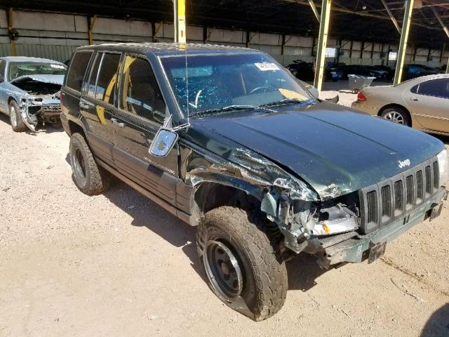 1J4GZ58S7VC544079 - 1997 JEEP GRAND CHER GREEN photo 1