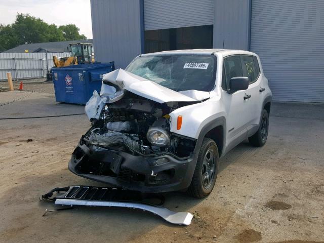ZACCJBAB7JPH05931 - 2018 JEEP RENEGADE S GRAY photo 2