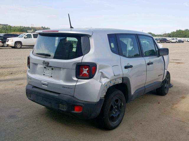 ZACCJBAB7JPH05931 - 2018 JEEP RENEGADE S GRAY photo 4