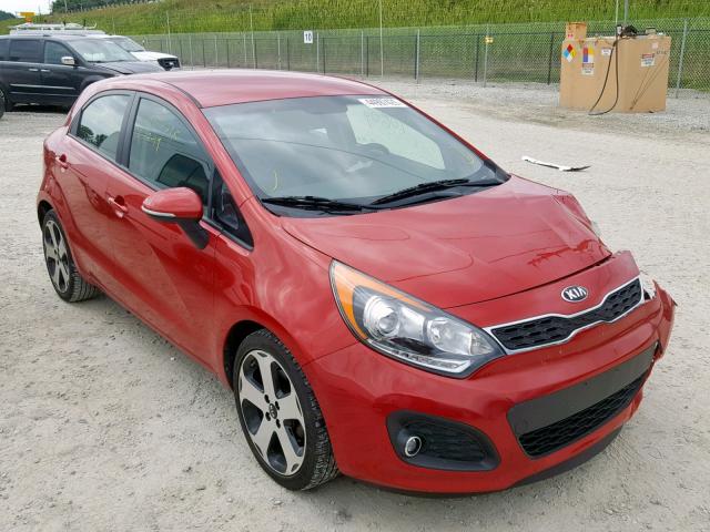 KNADN5A38D6153668 - 2013 KIA RIO EX RED photo 1