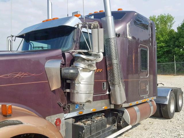 1XKWD48X99J246984 - 2009 KENWORTH CONSTRUCTI PURPLE photo 9