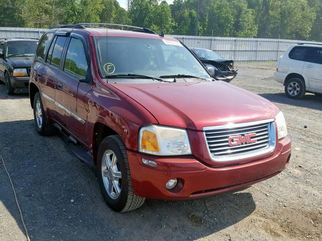 1GKDT13S182236317 - 2008 GMC ENVOY MAROON photo 1