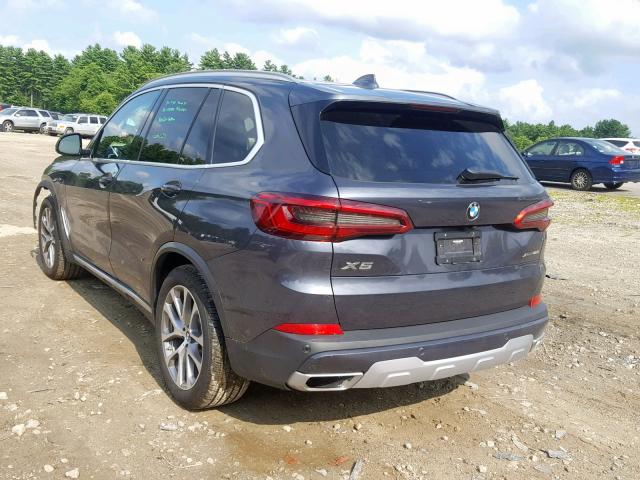 5UXCR6C54KLL04347 - 2019 BMW X5 XDRIVE4 CHARCOAL photo 3