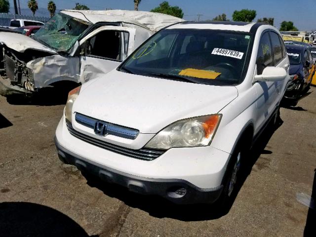 JHLRE387X7C026810 - 2007 HONDA CR-V EXL WHITE photo 2