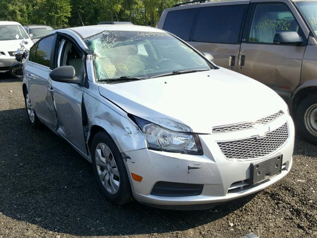 1G1PC5SH6C7292151 - 2012 CHEVROLET CRUZE LS SILVER photo 1