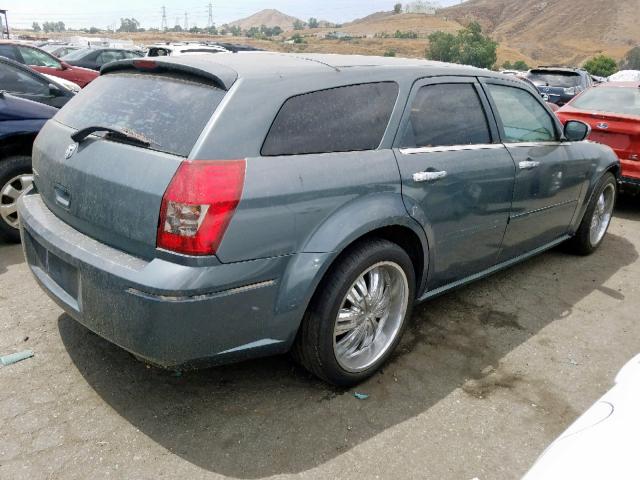 2D4FV48T65H617166 - 2005 DODGE MAGNUM SE GRAY photo 4