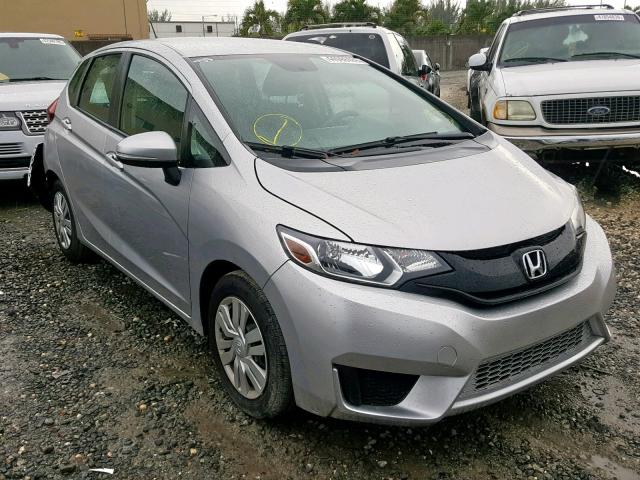 3HGGK5H57FM717170 - 2015 HONDA FIT LX SILVER photo 1