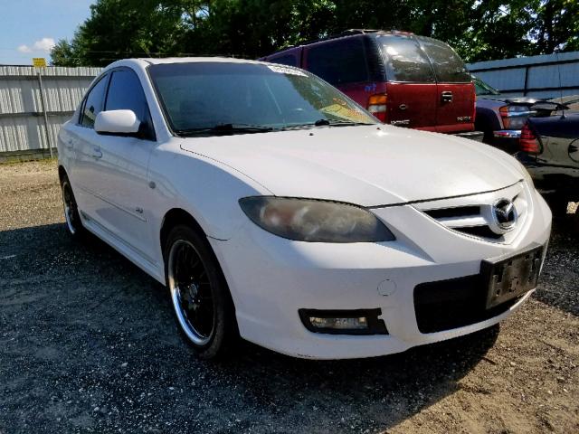 JM1BK323681791118 - 2008 MAZDA 3 S WHITE photo 1