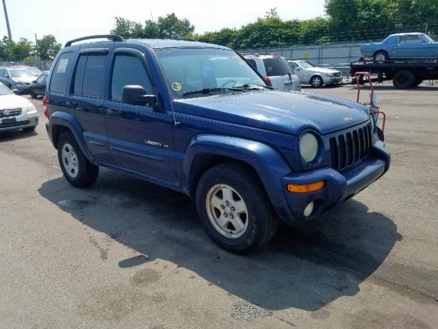 1J4GL58K52W329120 - 2002 JEEP LIBERTY LI BLUE photo 1