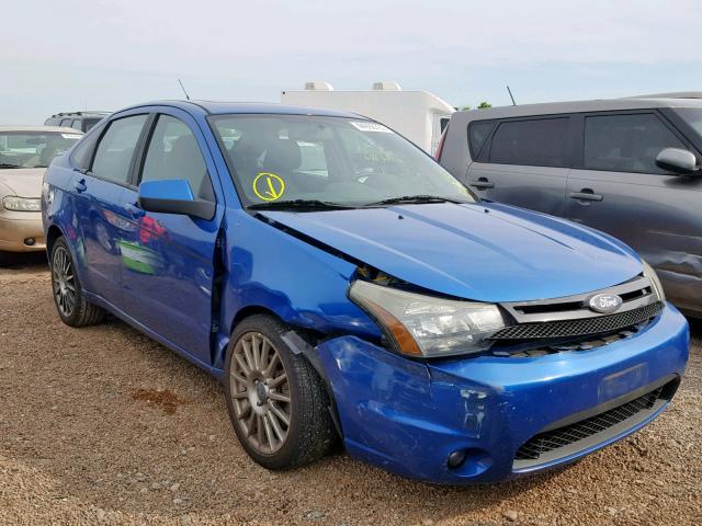 1FAHP3GN1BW184873 - 2011 FORD FOCUS SES BLUE photo 1