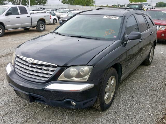 2C8GF68454R324238 - 2004 CHRYSLER PACIFICA BLACK photo 2