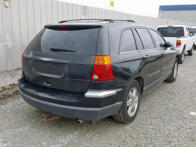 2C8GF68454R324238 - 2004 CHRYSLER PACIFICA BLACK photo 4