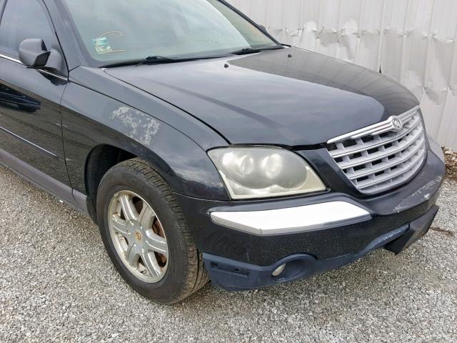 2C8GF68454R324238 - 2004 CHRYSLER PACIFICA BLACK photo 9