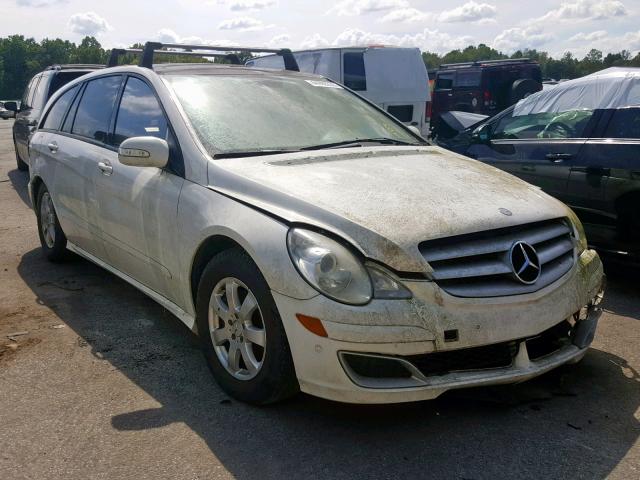 4JGCB65E56A009483 - 2006 MERCEDES-BENZ R 350 WHITE photo 1